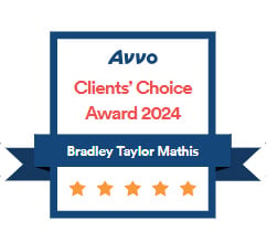 Avvo | Clients' Choice Award 2024 | Bradley Taylor Mathis | 5 Star